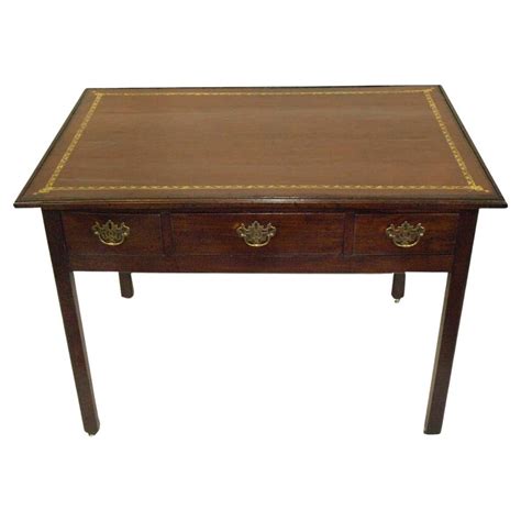 Antique English Chippendale Desk Writing Table At 1stDibs