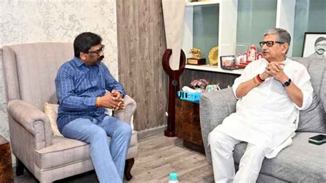 Jdu National President Lalan Singh Met Cm Hemant Soren In Ranchi Jdu