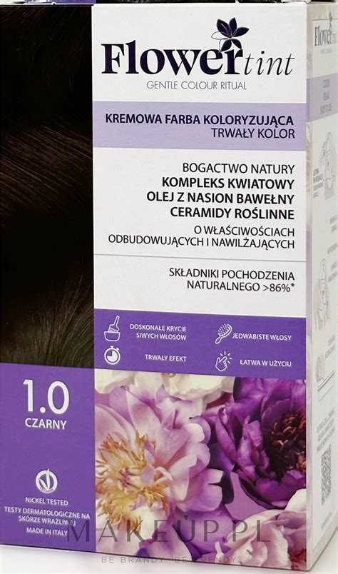 FlowerTint Permanent Hair Coloring Cream Trwała farba do włosów na