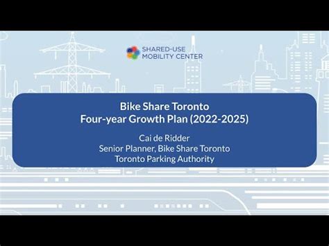 Toronto Parking Authority S Presentation On Bike Share Toronto YouTube