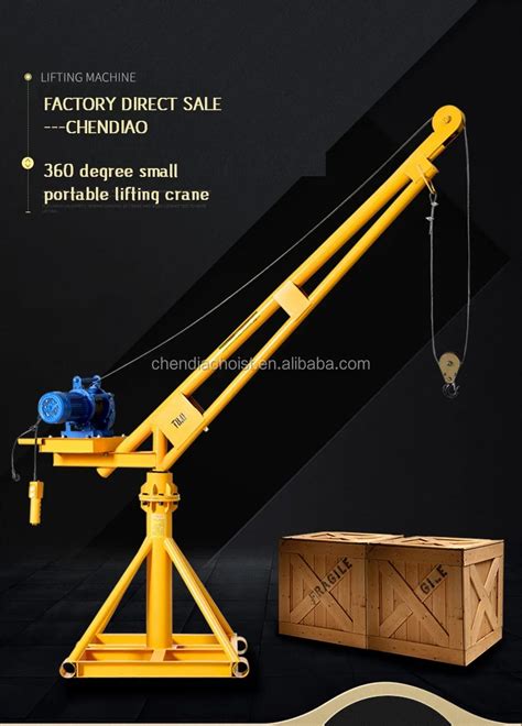 Mini Crane 220v 380v 300kg 500kg 800kg 1000kgangle Of Rotation 360