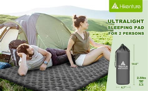 Hikenture Ultralight Double Sleeping Pad For Camping