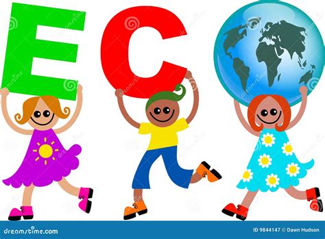 Eco Kids Royalty Free Stock Photography Image 9844147