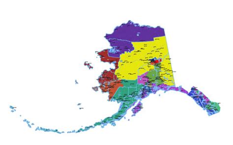 Alaska State Senate District Map - Printable Map