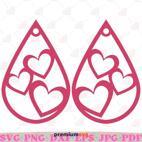 Earring SVG For Cricut Free SVG For Cricut Crafters File SVG PNG