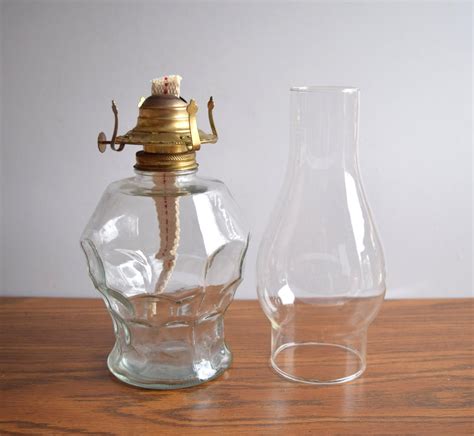 Vintage Kaadan Oil Lamp Glass Hurricane Home D Cor Etsy