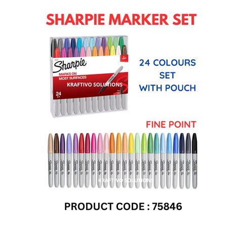 Limited Edition Sharpie Permanent Marker Set Fine Point Ultra