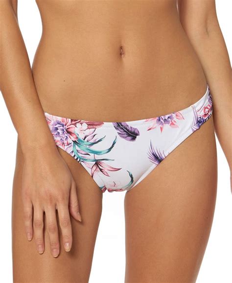 Jessica Simpson Floral Print Hipster Bikini Bottoms Macys