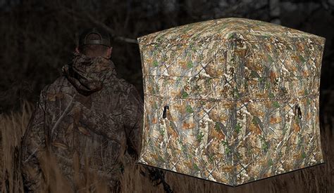 TideWe Hunting Ground Blind 2-3 Person Pop Up Hunting Blind Tent See ...