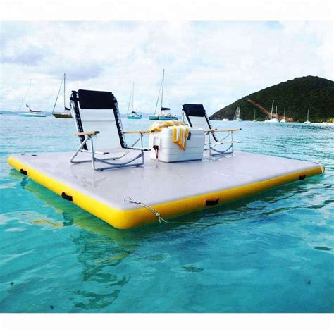 Inflatable Floating Dock Pontoon Mat - Inflatable Fishing Platform