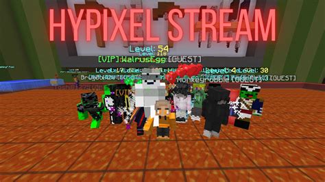 Hypixel Public Party Live Stream Youtube