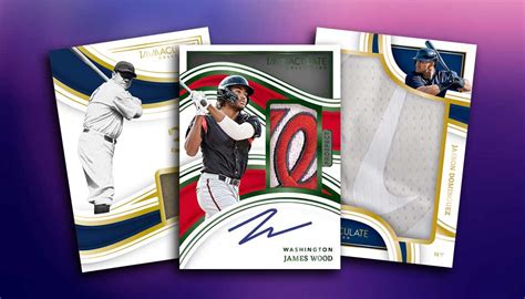 Panini Immaculate Baseball Checklist Team Sets Box Info