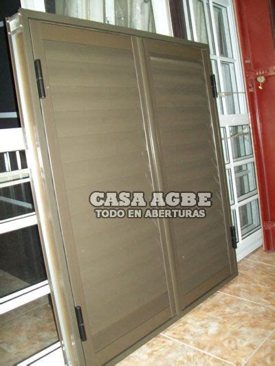 Postigon De Aluminio Color Bronce Colonial X