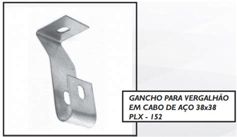 Gancho Longo Para Perfilado X Pre O Assis Gancho Curto Perfilado