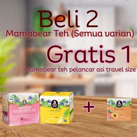 Jual Mama Bear Teh Pelancar Asi Mamabear Shopee Indonesia