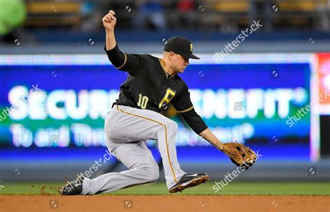 Pittsburgh Pirates Shortstop Jordy Mercer Fields Editorial Stock Photo