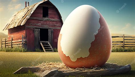 Premium Photo | Farm egg chicken egg ui and ux