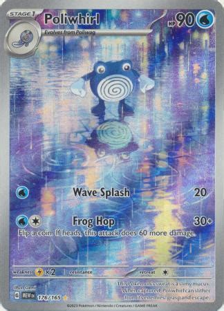 Poliwhirl 176 165 Illustration Rare Playset