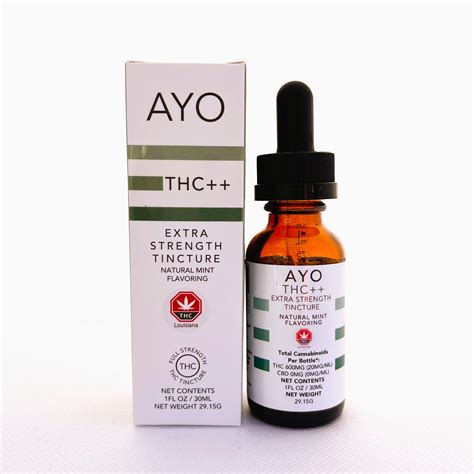 Thc Extra Strength 30ml 600mg Ayo Tincture Jane