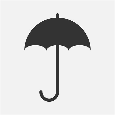 Umbrella Vector Icon Isolated On White Background 5567900 Vector Art