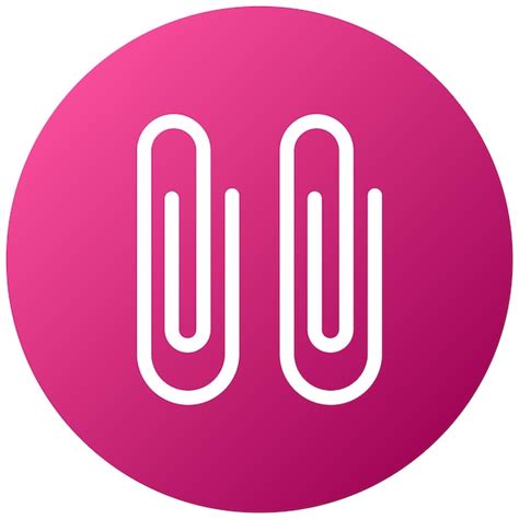 Premium Vector Paperclip Icon Style