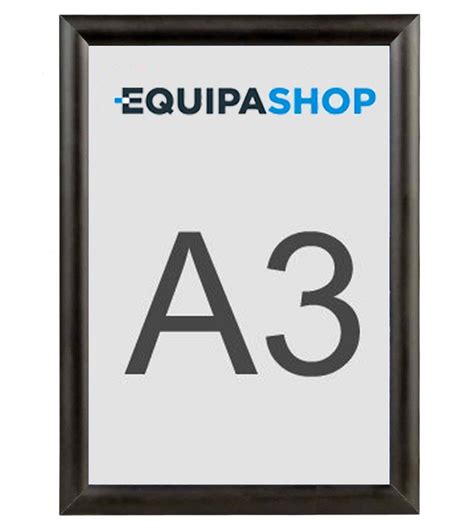 A3 Black Snap Frame 25mm Snap Frames From Equipashop Uk