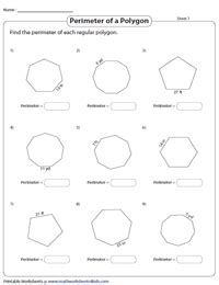 Polygon Perimeter Worksheet