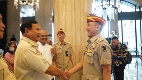 Iwan Bule Dampingi Prabowo Temui Ribuan Purnawirawan Di Yogyakarta