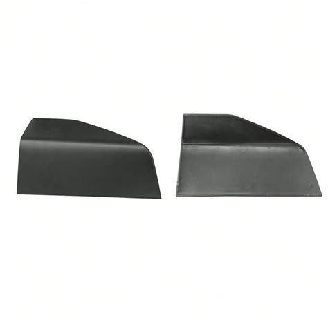 Side Skirts Rear Winglet Fit Mustang Black Side Skirt