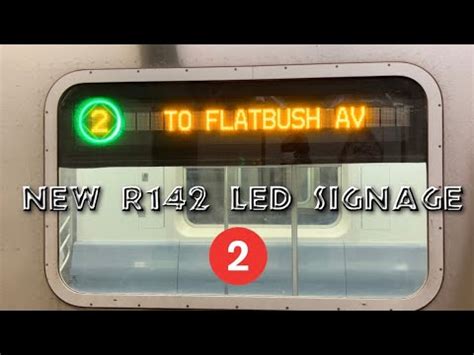 bombardier   newly retrofitted led side signage youtube