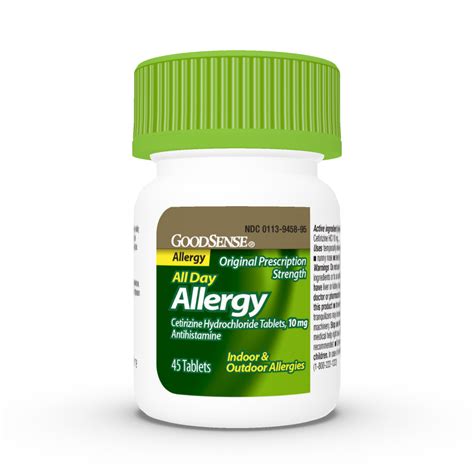 Goodsense® All Day Allergy Cetirizine Hcl Tablets 10 Mg 45 Ea