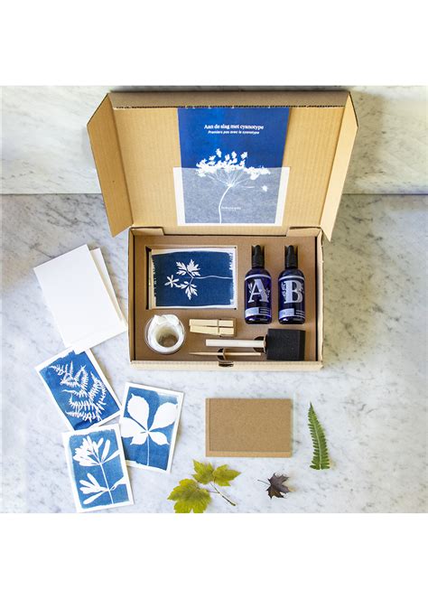 Le Coffret Cyanotype Notre Kit Complet Pour R Aliser De Superbes Imp