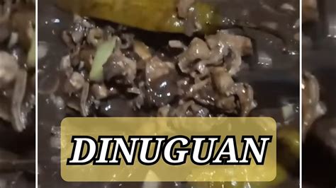 HOW TO COOK SIMPLE DINUGUAN YouTube