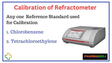 SOP For Calibration Of Refractometer? - Pharmabeej