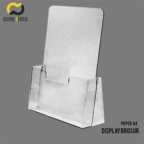 Jual Termurah Tempat Brosur Akrilik Display Brosur A4 Akrilik 3 Mm