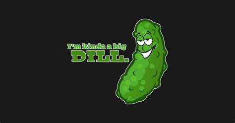 Big Dill Pickle Sticker Teepublic