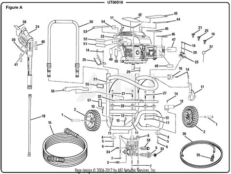 Homelite Ut Psi Pressure Washer Parts Diagram For Figure A