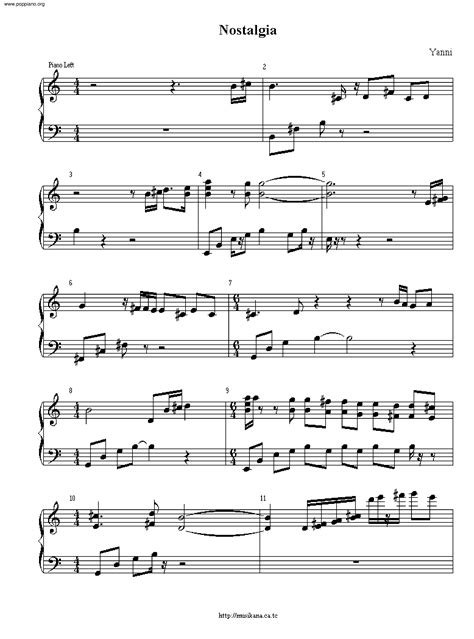 Nostalgia | Sheet Music | Piano Score Free PDF Download | HK Pop Piano ...