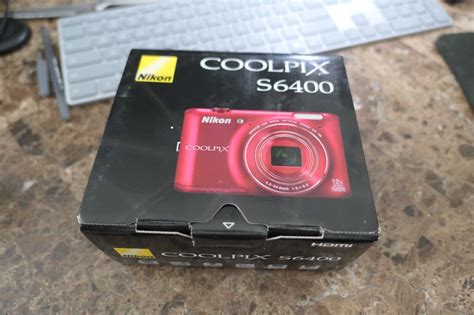 Brand New Nikon Coolpix S6400 160mp Digital Camera Black Rare