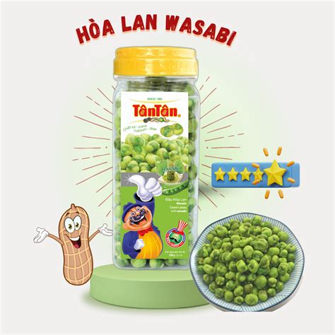 Đậu Hà Lan wasabi Tân Tân hũ 190g giá tốt tại Bách hoá XANH