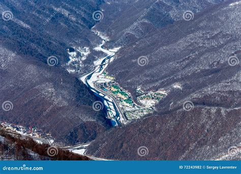 Ski Resort Rosa Khutor Mountains Of Krasnaya Polyana Sochi Russia