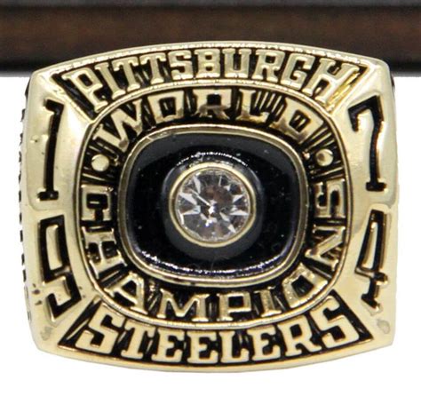 NFL 1974 Super Bowl IX Pittsburgh Steelers Championship Replica Ring