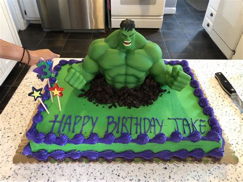 Hulk Cake Semi Homemade Hulk Birthday Hulk Cakes Hulk Birthday Cakes