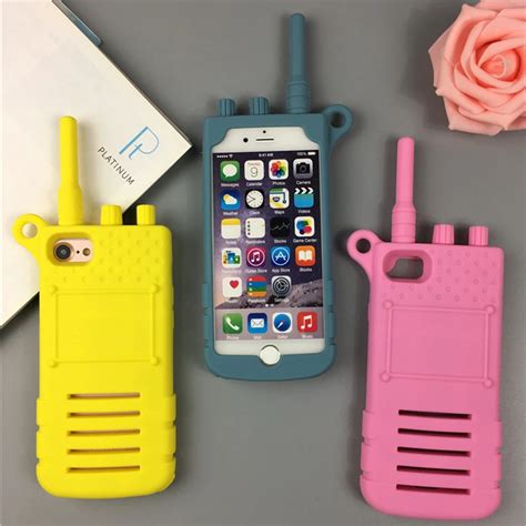 3d Cartoon Walkie Talkie Phone Cases For Iphone 6 6s Plus Interesting