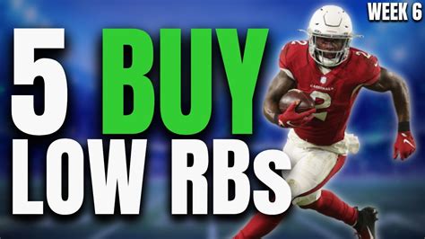 Must Buy Running Backs Week Fantasy Football Youtube