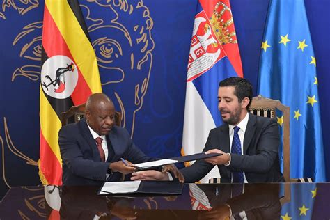 Uganda Serbia Sign Pact To Revive 1963 Agreement To Boost Economic Ties