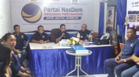 Enam Balon Walikota Dan Wakil Walikota Resmi Mendaftar Di Dpd Nasdem