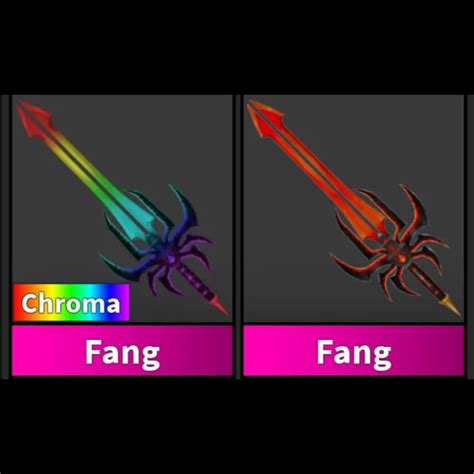 Mm2 Fang Set Roblox Game Items Gameflip