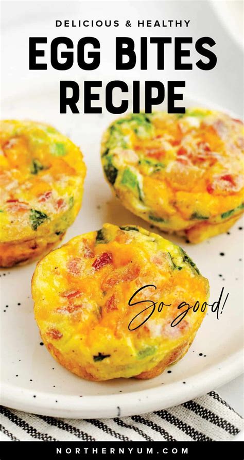 Easy Egg Bites Muffin Tin Recipe Recipe In 2023 Egg Bites Recipe Egg Bites Breakfast Bites