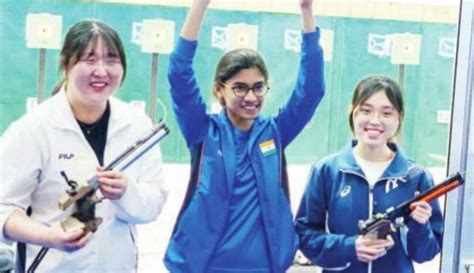 Junior Shooting World Cup Sainyam Gives India A Golden Start In Germany